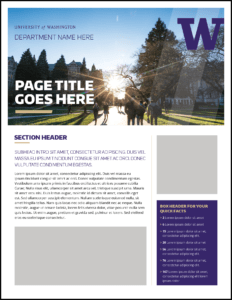Fact Sheet | Uw Brand within Fact Sheet Template Microsoft Word