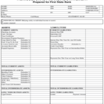 Farm Financial Statement – Fill Online, Printable, Fillable Intended For Blank Personal Financial Statement Template