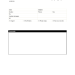 Fax Cover Sheet Word Template – Edit, Fill, Sign Online With Regard To Fax Cover Sheet Template Word 2010