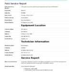 Field Service Report Software And App: Quick And Easy (Try Regarding Technical Service Report Template