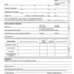 Fillable Job Application – Fill Online, Printable, Fillable For Employment Application Template Microsoft Word