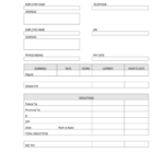 Fillable Pay Stub Pdf – Fill Online, Printable, Fillable Regarding Blank Pay Stub Template Word