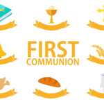 First Communion Template Free Vector Art – (25 Free Downloads) With Regard To First Communion Banner Templates