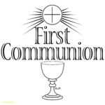 First Holy Communion Clipart Black And White With Regard To First Communion Banner Templates