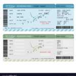 Flight Ticket Maker Duplicate With Plane Ticket Template Word
