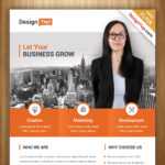 Flyer Lates Free Psd Business Brochure Photoshop Download Inside Free Business Flyer Templates For Microsoft Word