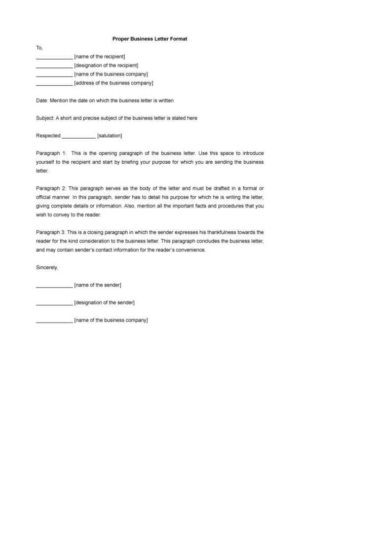 Microsoft Word Business Letter Template – Steps.kontenterkini.com