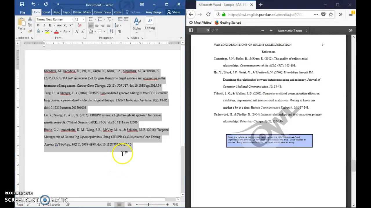 Formatting A References Page In Apa 6Th Edition Format (Current For 2018  2019) ~ Updated Pertaining To Apa Word Template 6Th Edition