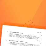 Formatting A Screenplay: How To Put Your Story Into Regarding Shooting Script Template Word