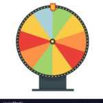 Fortune Wheel In Flat Style Blank Template Game Inside Blank Wheel Of Life Template