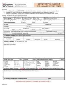 Free 13+ Hazard Report Forms In Ms Word | Pdf within Incident Hazard Report Form Template