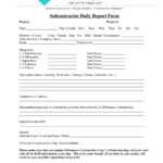 Free 14+ Daily Report Forms In Pdf | Ms Word Intended For Superintendent Daily Report Template