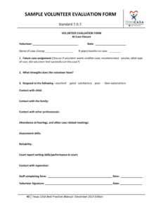 Free 14+ Volunteer Evaluation Forms In Pdf in Blank Evaluation Form Template