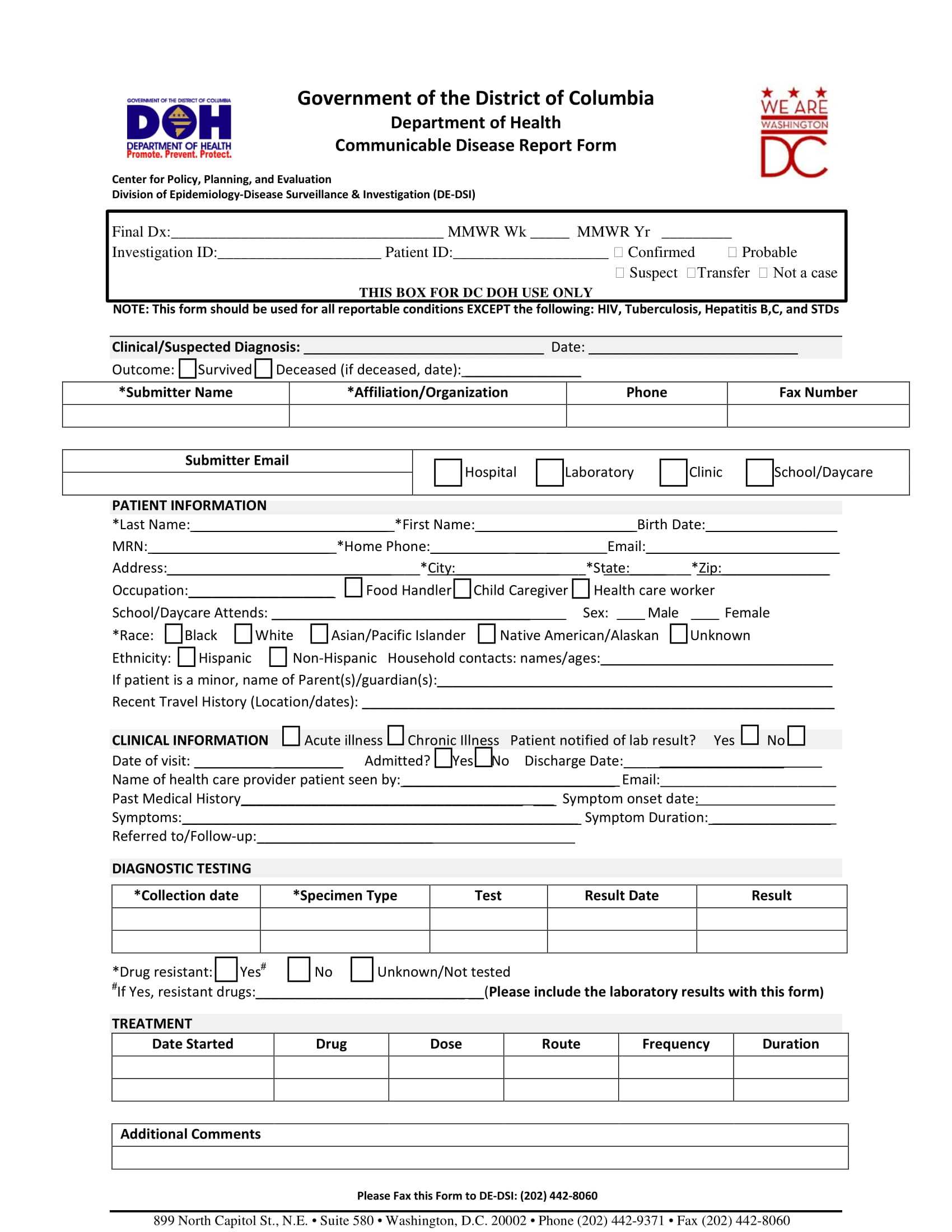 Free 15+ Case Report Forms In Pdf | Ms Word Inside Case Report Form Template Clinical Trials
