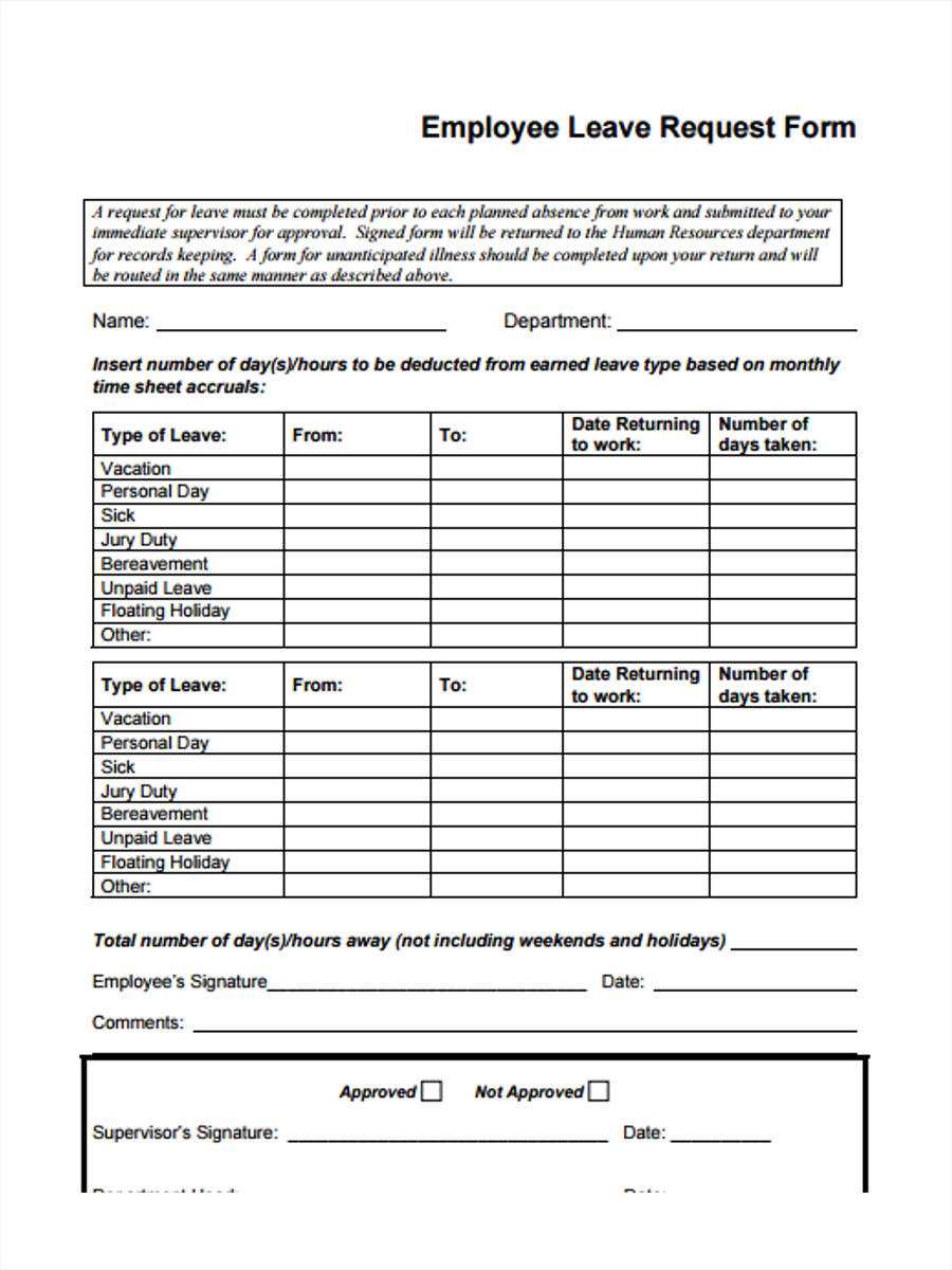 Travel Request Form Template Word - Sample Design Templates