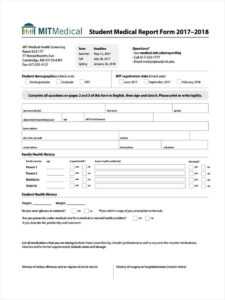 Free 7+ Medical Report Forms In Pdf | Ms Word with regard to Medical Report Template Free Downloads