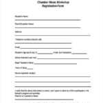 Free 9+ Workshop Registration Forms In Pdf with regard to Seminar Registration Form Template Word