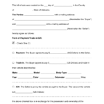 Free Alabama Motor Vehicle Bill Of Sale Form – Word | Pdf Throughout Vehicle Bill Of Sale Template Word