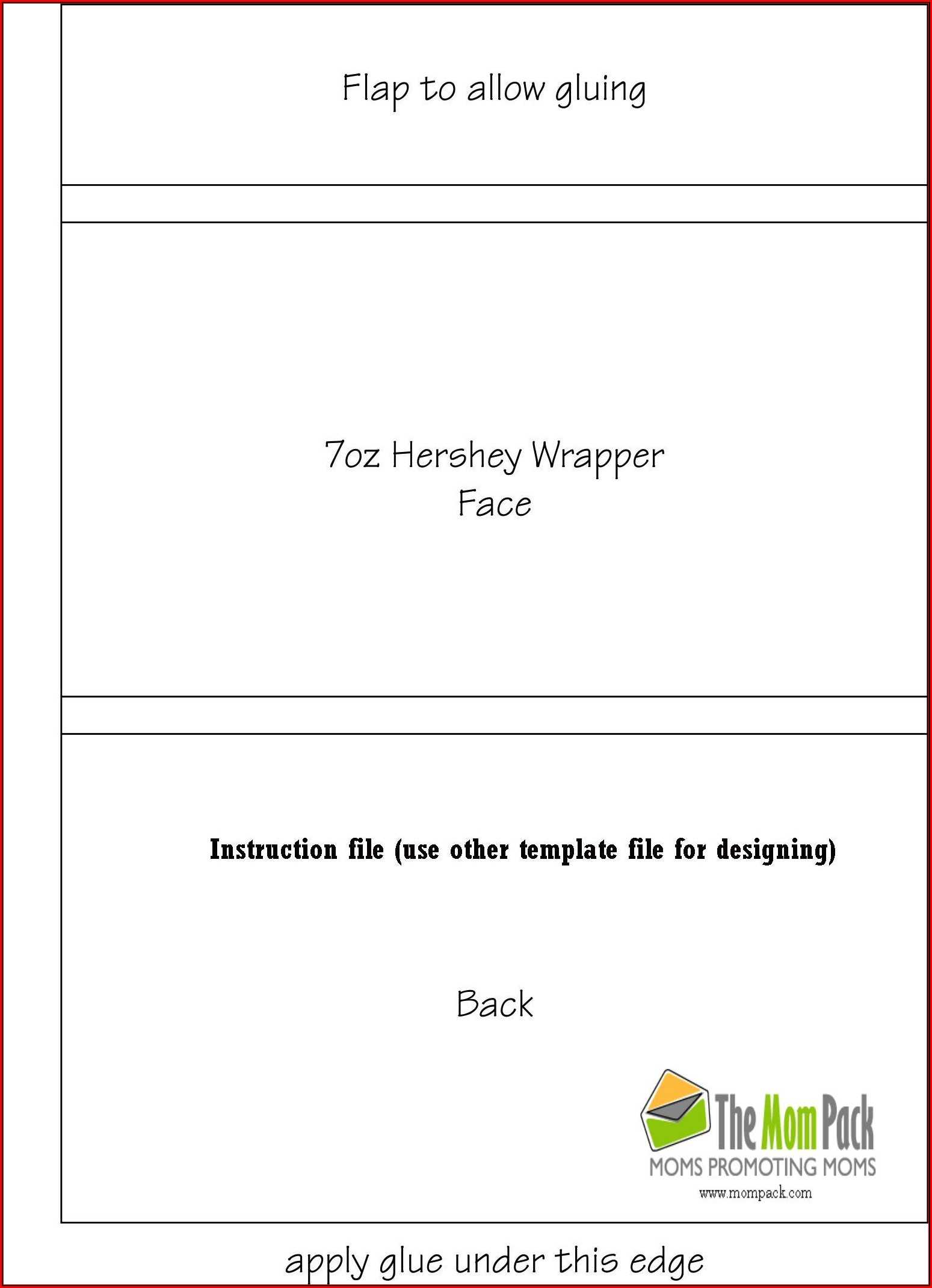 Free Blank Candy Bar Wrapper Template For Word - Template 1 Within Candy Bar Wrapper Template Microsoft Word