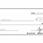 Free Blank Check Template For Powerpoint – Free Powerpoint Intended For Editable Blank Check Template