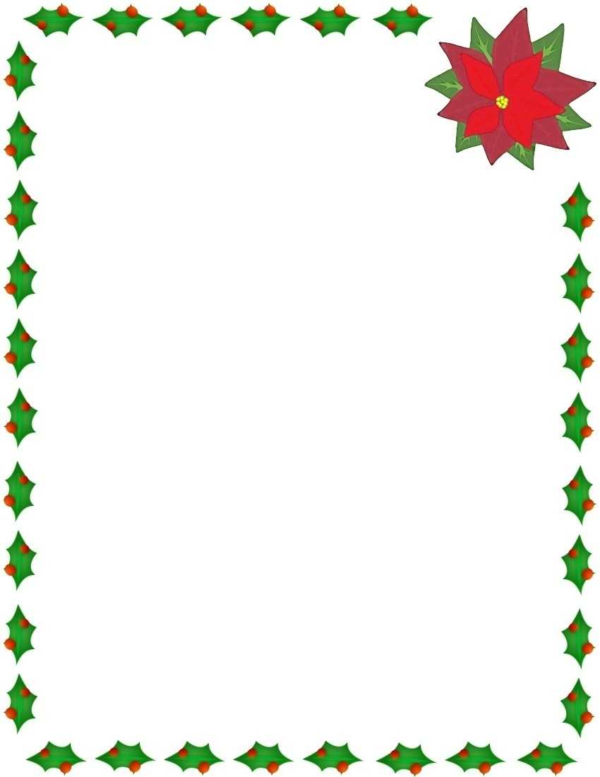 Free Christmas Clip Art Border, Download Free Clip Art, Free Regarding Christmas Border Word Template
