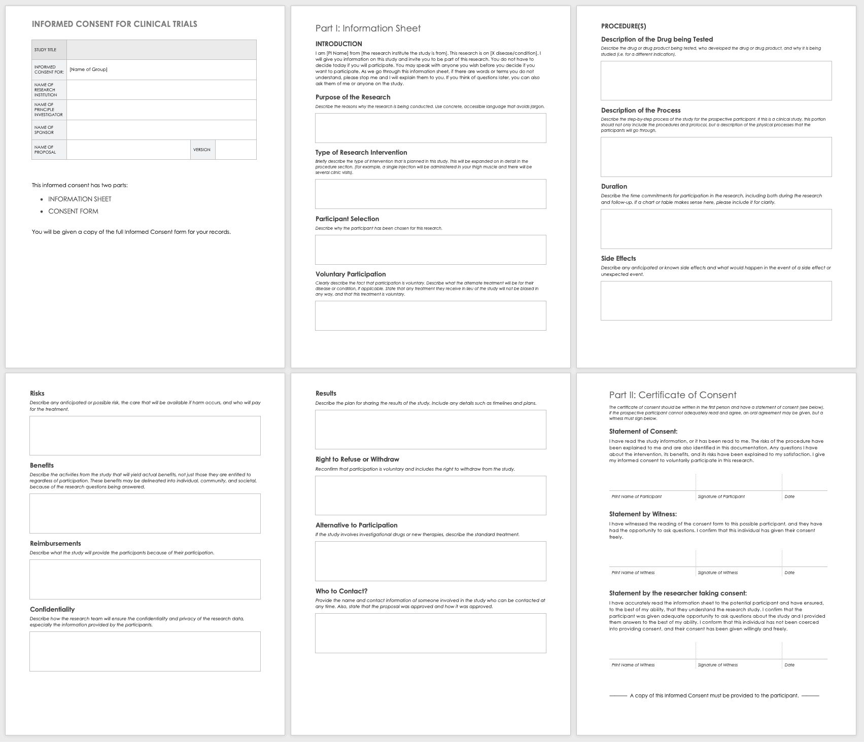 Free Clinical Trial Templates | Smartsheet Inside Trial Report Template