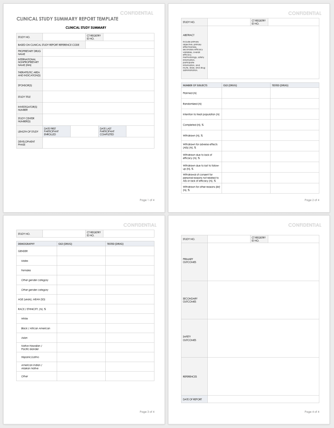 Free Clinical Trial Templates | Smartsheet Regarding Monitoring Report Template Clinical Trials