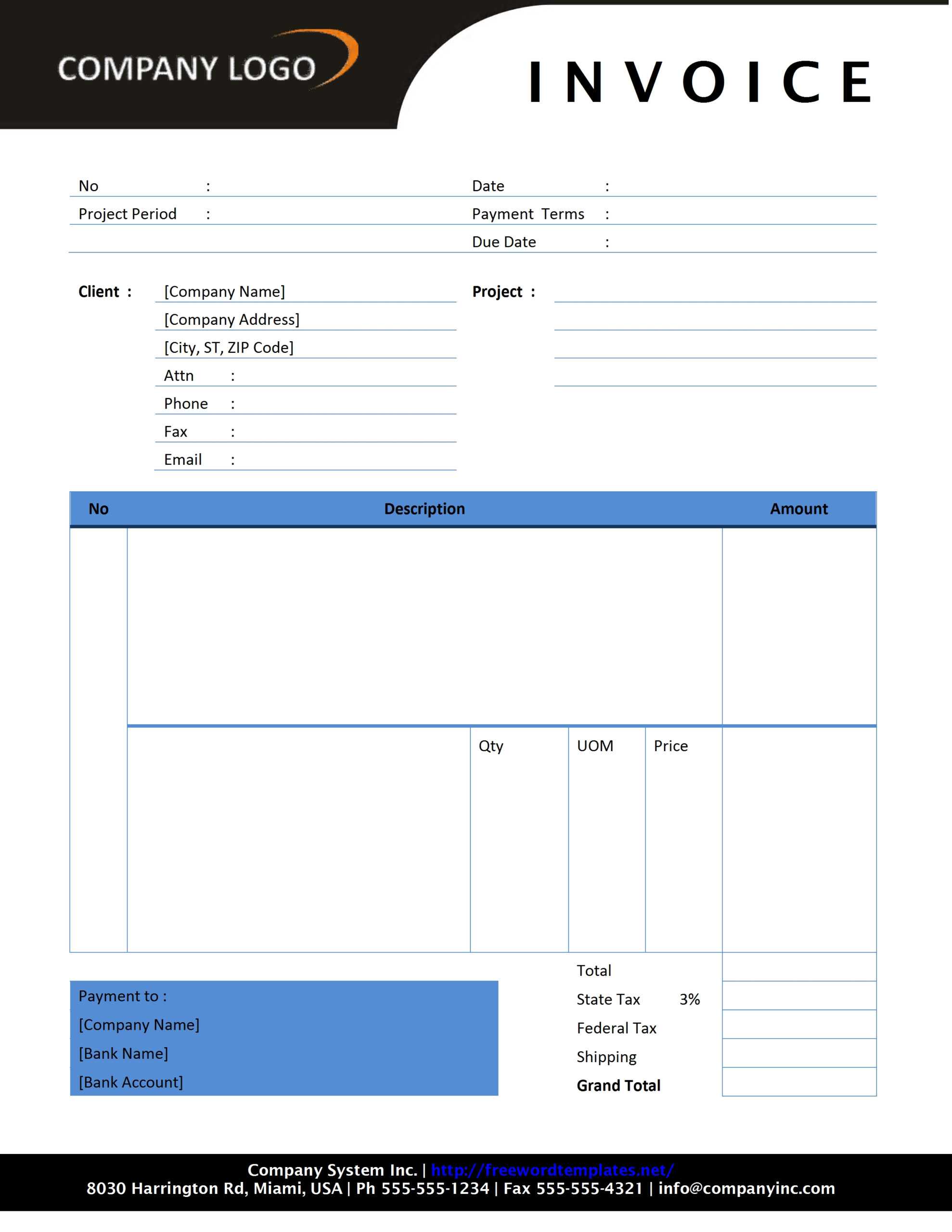 Free Consulting Invoice Template ] – Consulting Invoice Throughout Free Invoice Template Word Mac