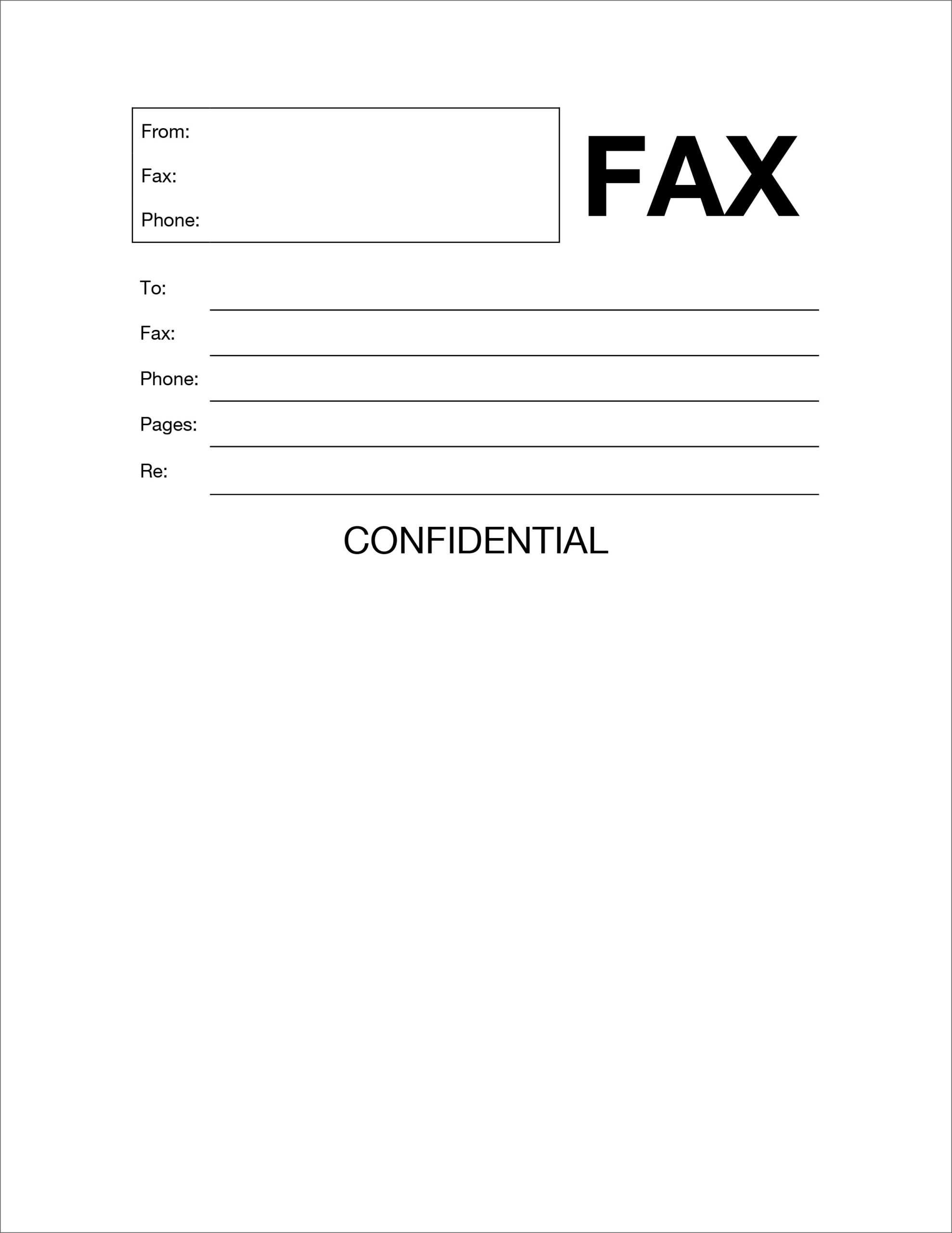 Free Cover Sheet – Tomope.zaribanks.co Inside Fax Template Word 2010