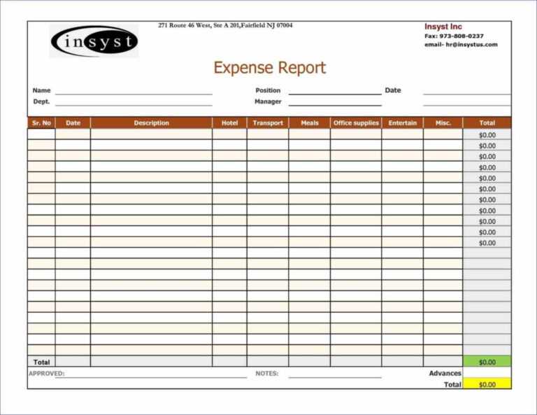 free basic business expense tracker