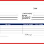 Free Delivery Receipt Template [Pdf, Word Doc & Excel] Intended For Proof Of Delivery Template Word