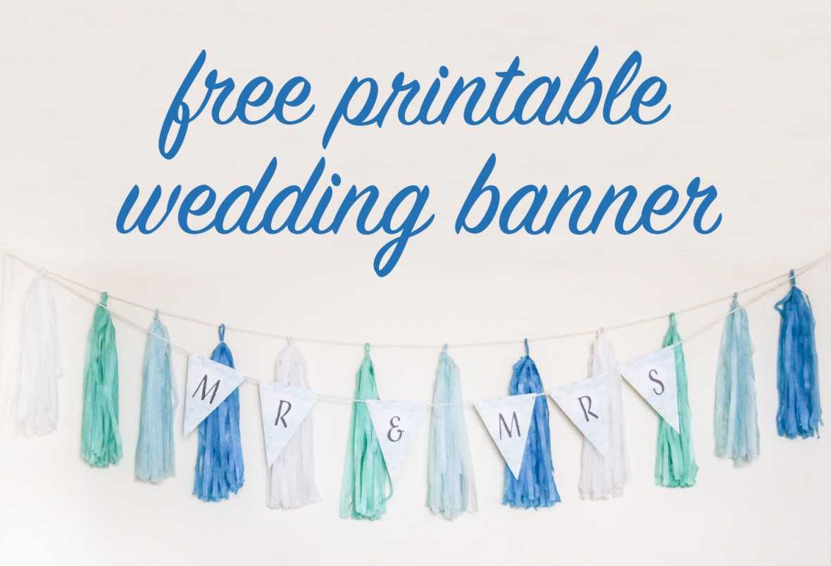 Free Diy Printable Wedding Banner In Bride To Be Banner Template