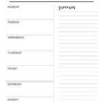 Free Download Weekly Meal Planner Template | Printable Intended For Meal Plan Template Word