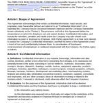 Free Employee Non Disclosure Agreement (Nda) | Pdf | Word Within Nda Template Word Document