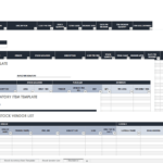 Free Excel Inventory Templates: Create & Manage | Smartsheet Throughout Stock Report Template Excel