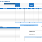 Free Expense Report Templates Smartsheet With Gas Mileage Expense Report Template
