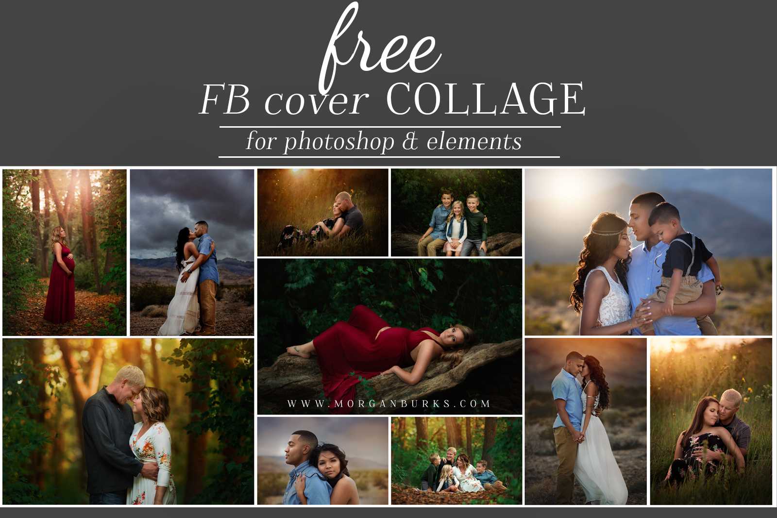 Free Facebook Cover Photo Template For Photoshop  Morgan Burks For Photoshop Facebook Banner Template
