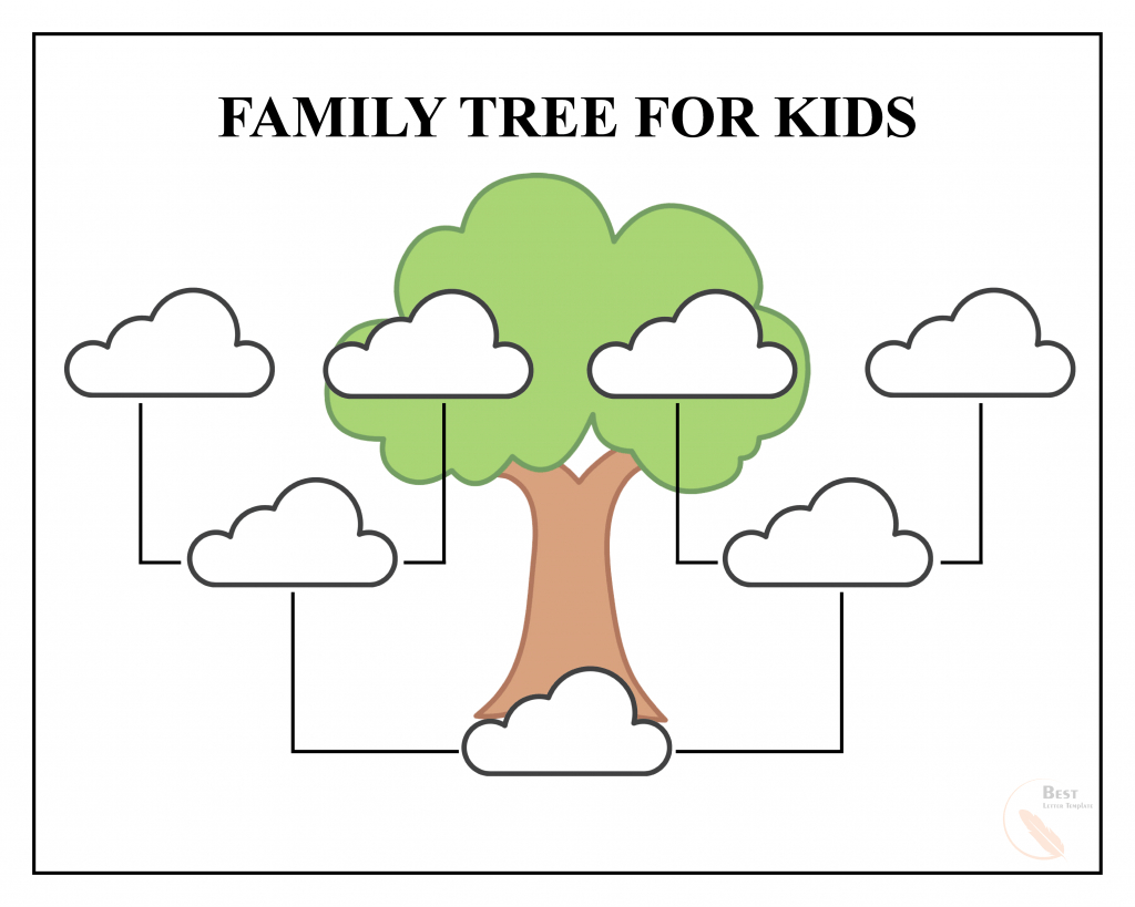 Free Family Tree Template – Pdf, Excel, Word & Google Doc With 3 Generation Family Tree Template Word