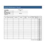 Free Fleet Management Spreadsheet Download Excel Truck In Fleet Management Report Template