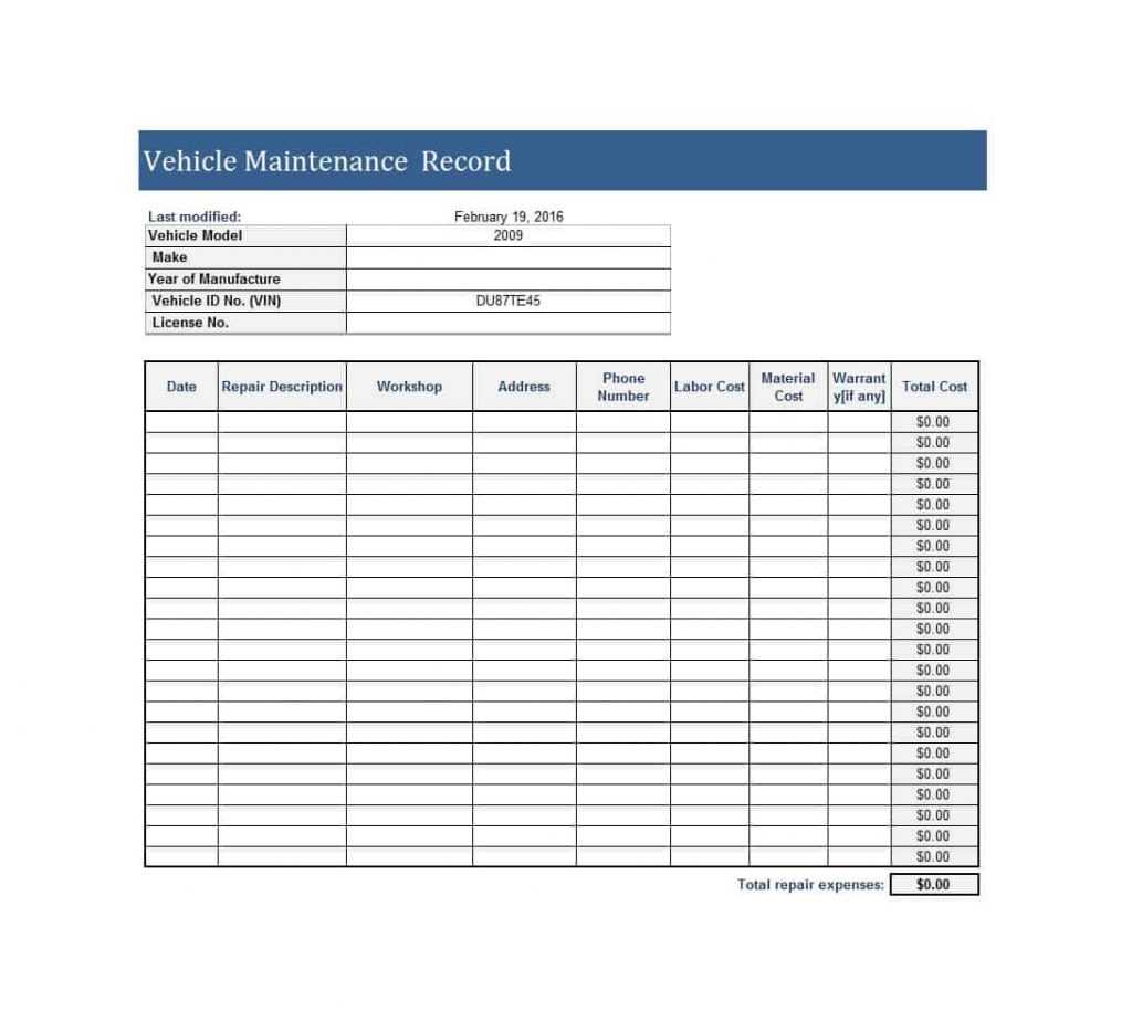 Free Fleet Management Spreadsheet Download Excel Truck In Fleet Management Report Template