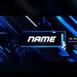 Free Gfx: Free Photoshop Twitter Header Template: Epic Abstract Style  Banner Header Design [2019] Within Twitter Banner Template Psd