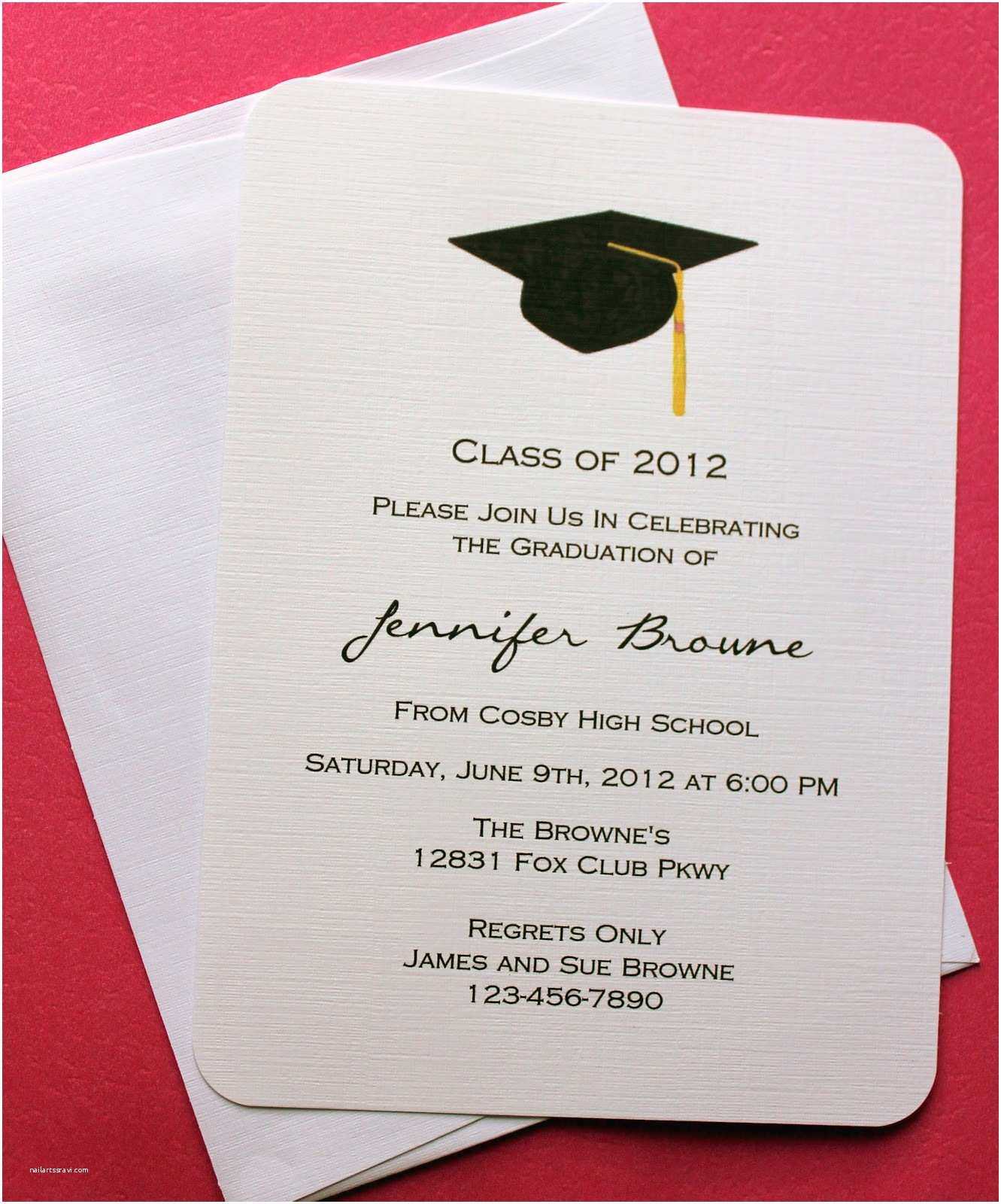 Free Graduation Party Invitation Templates For Word Intended For Graduation Party Invitation Templates Free Word
