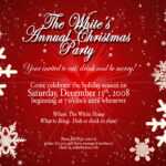 Free Holiday Party Invitation Clipart In Free Christmas Invitation Templates For Word