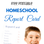 Free Homeschool Report Card [Printable] | Paradise Praises Throughout Homeschool Middle School Report Card Template