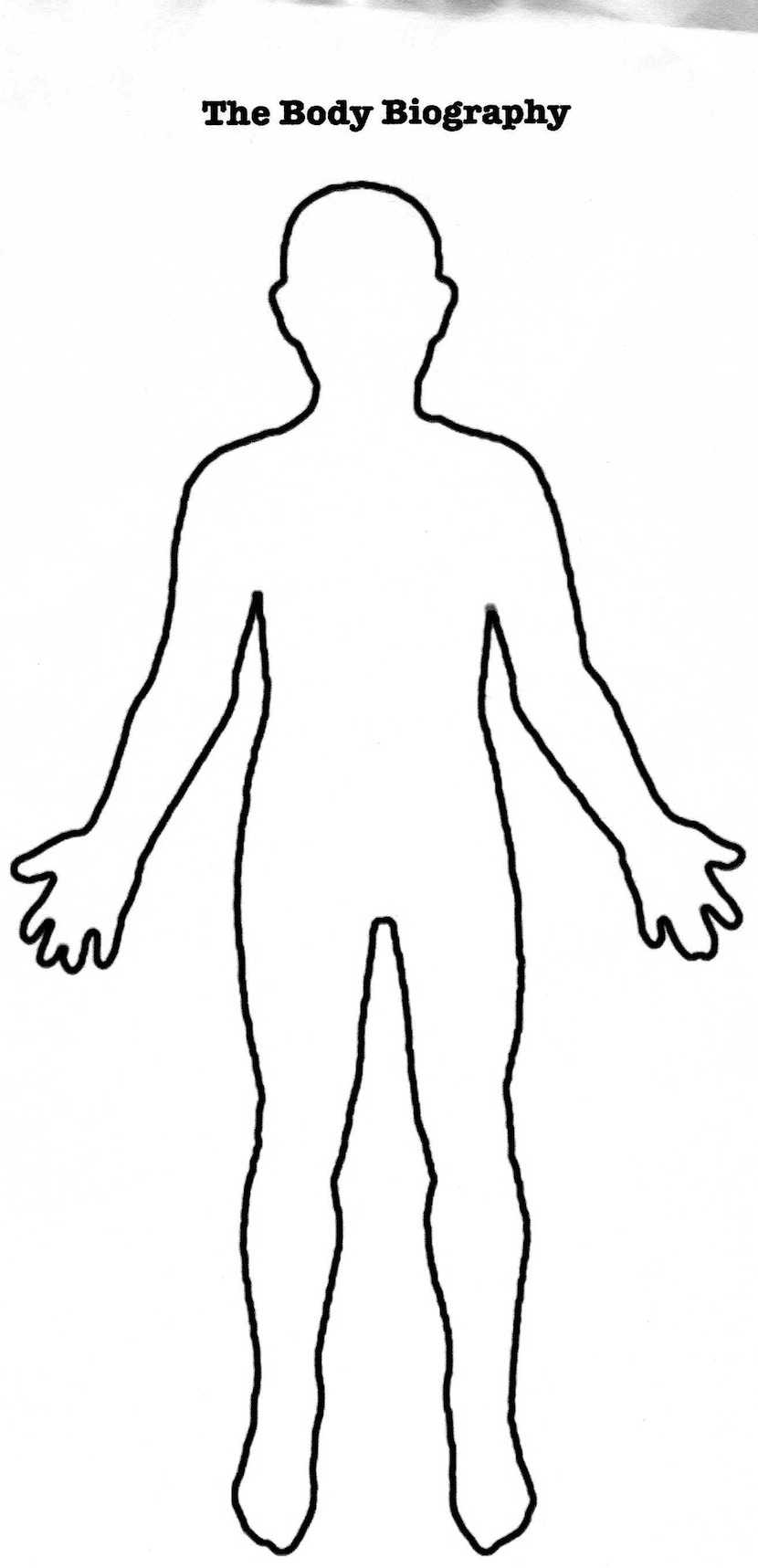 Free Human Body Outline Printable, Download Free Clip Art With Blank Body Map Template