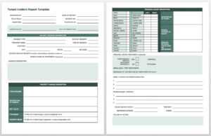 Free Incident Report Templates &amp; Forms | Smartsheet within Incident Report Template Uk
