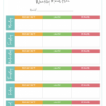 Free Meal Plan Printables – Family Fresh Meals Throughout Blank Meal Plan Template