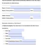 Free Michigan Motor Vehicle Bill Of Sale Form | Pdf | Word In Car Bill Of Sale Word Template
