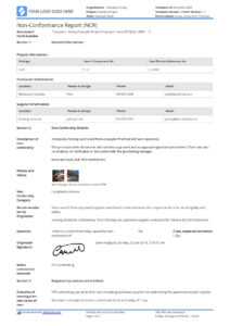 Free Non Conformance Report Template (Better Than Pdf And for Ncr Report Template
