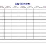 Free Printable Appointment Schedule – Barati.ald2014 For Appointment Sheet Template Word